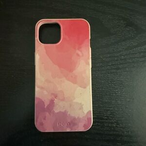 Stylish Pink and Purple Phone Case by Pela for iPhone 13